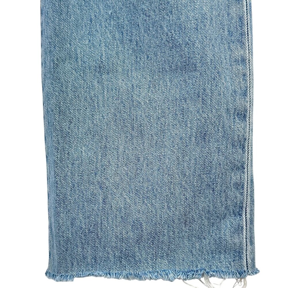 Favorite Daughter Light Wash Straight Leg High Rise Distressed Jeans sz 24 - Picture 4 of 8